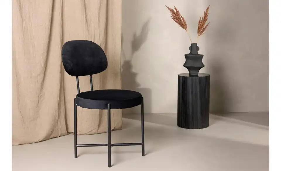 Esszimmerstuhl 2er-Set Stella BHL 50|89|60 cm, Samt