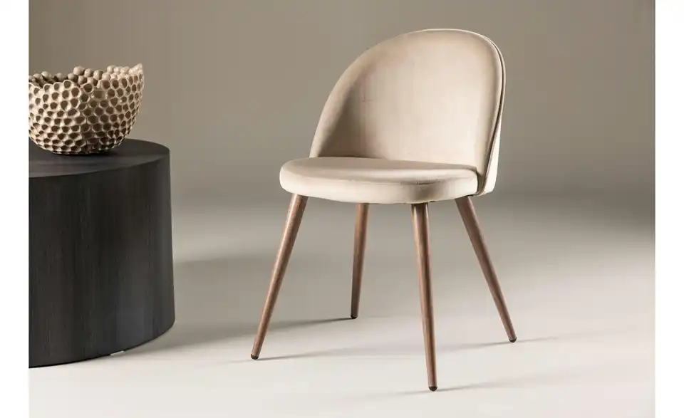 Esszimmerstuhl 2er-Set Carl BHL 50|77|57 cm, Samt