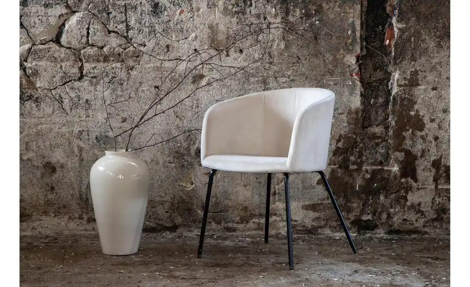 Esszimmerstuhl aus Velour Berit BHL 55|78|55 cm, Samt