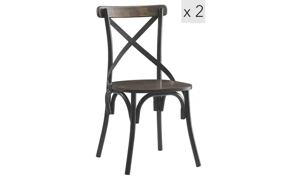 Stuhl 2er-Set Howard BHL 46|86|46 cm