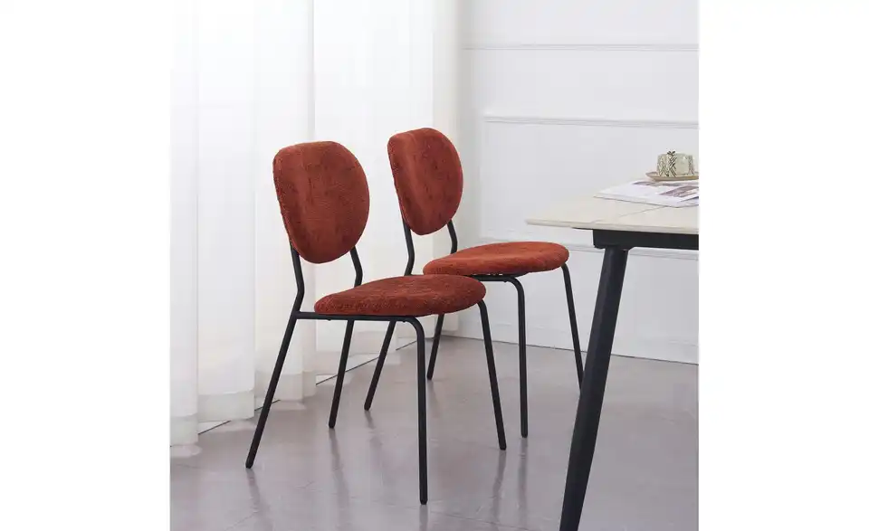 Stuhl 2er-Set Suzuka BHL 49|82,5|54,5 cm, Webstoff