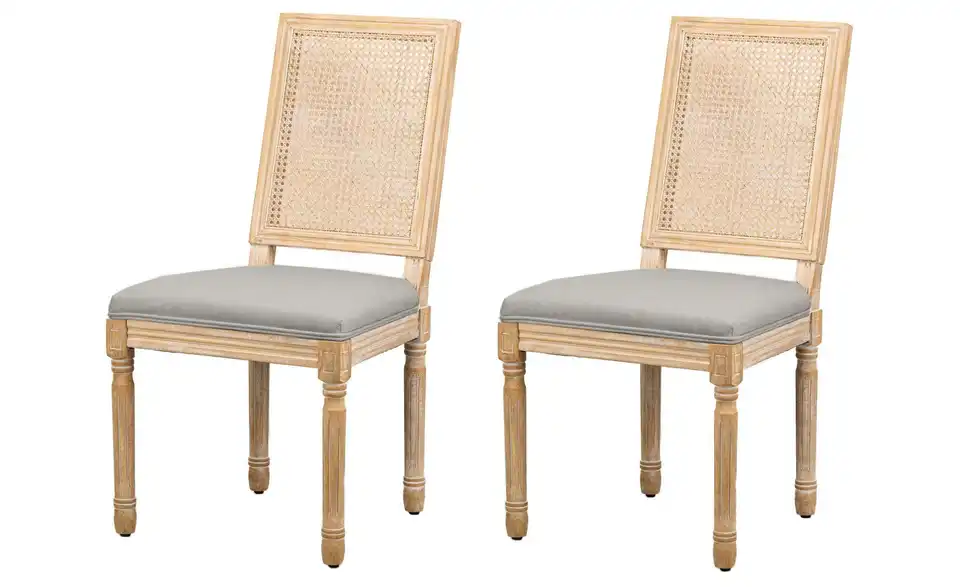 Stuhl 2er-Set Cambridge BHL 50|98|59 cm, Kunstfaser