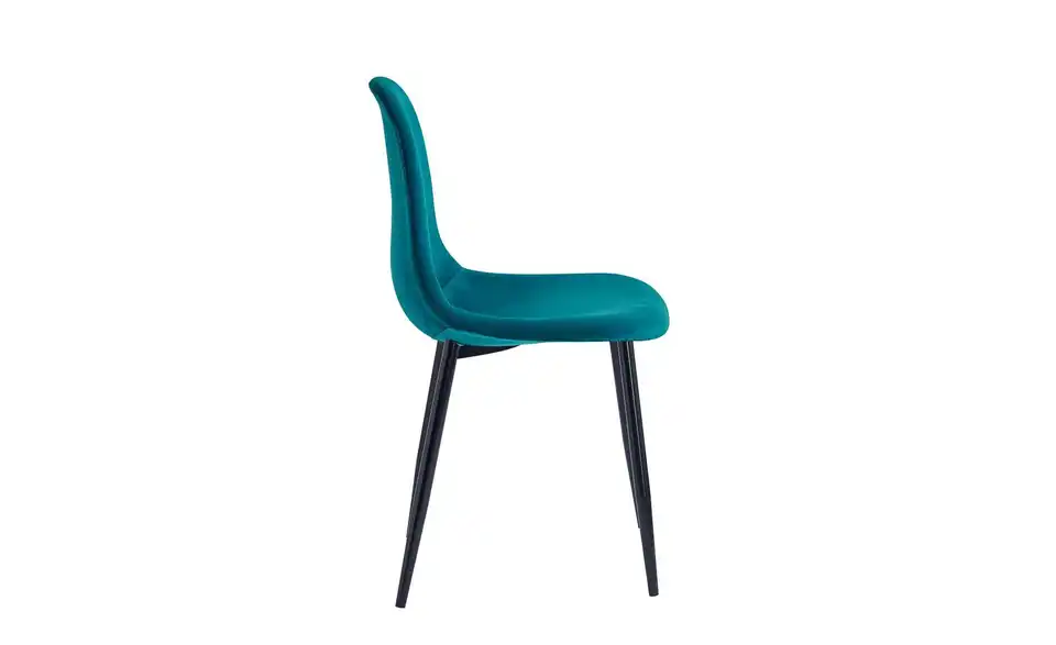 Stuhl 4er-Set Copenhagen BHL 46,5|86|44 cm, Samt