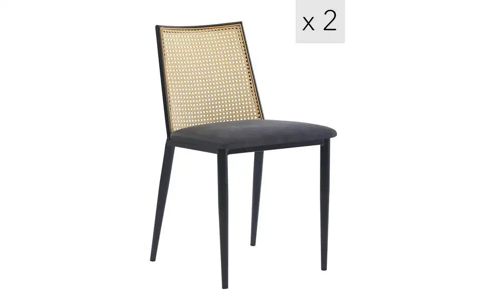 Stuhl 2er-Set Osaka BHL 49|81|50 cm, Kunstleder