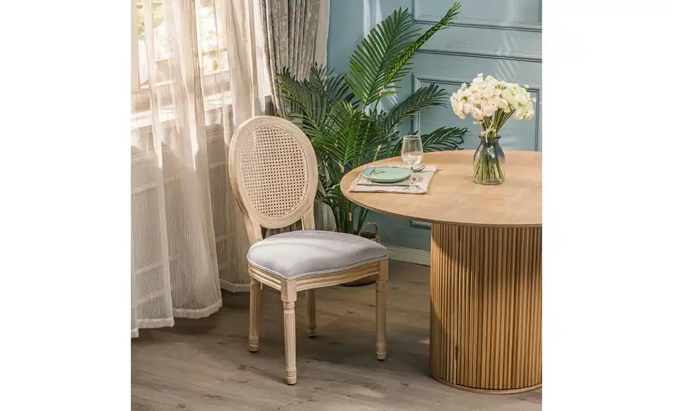 Stuhl 2er-Set Richeliu BHL 50|95|58 cm, Kunstfaser