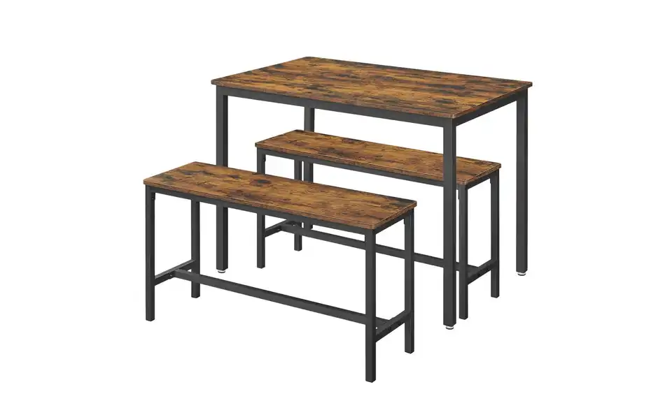 Sitzgruppe 3-er Set Vasagle BHL 110|75|75 cm