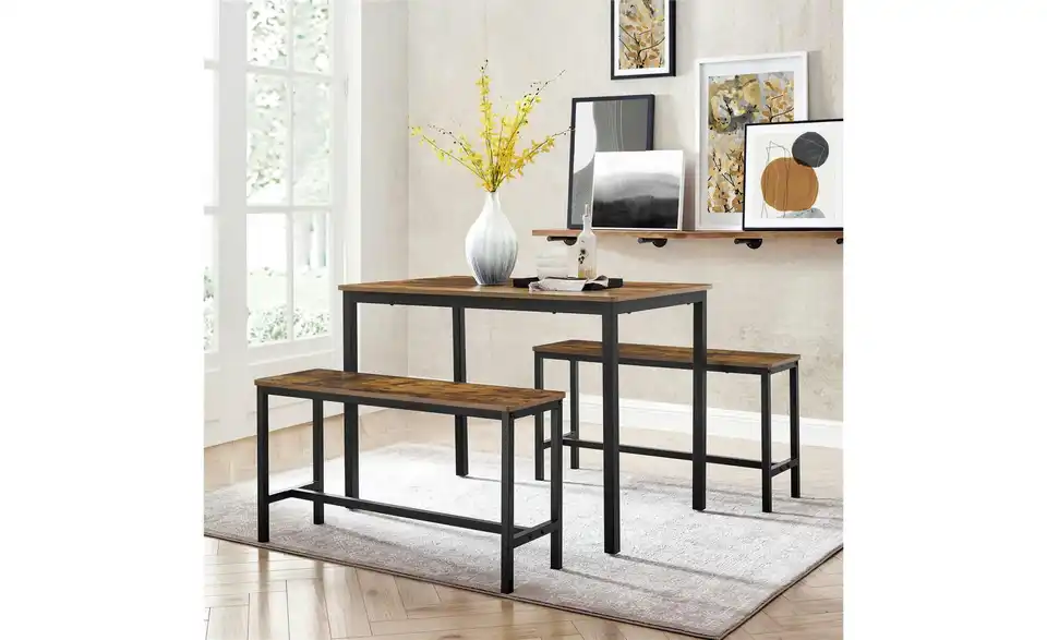 Sitzgruppe 3-er Set Vasagle BHL 110|75|75 cm