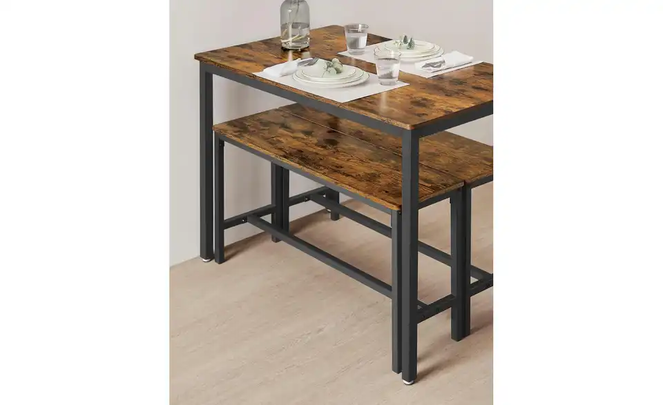 Sitzgruppe 3-er Set Vasagle BHL 110|75|75 cm