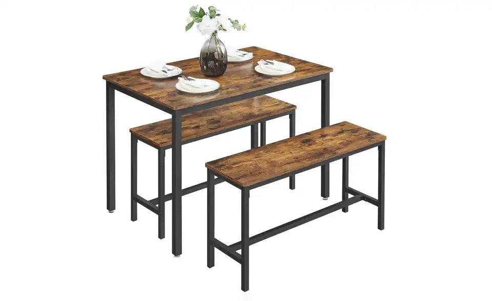 Sitzgruppe 3-er Set Vasagle BHL 110|75|75 cm