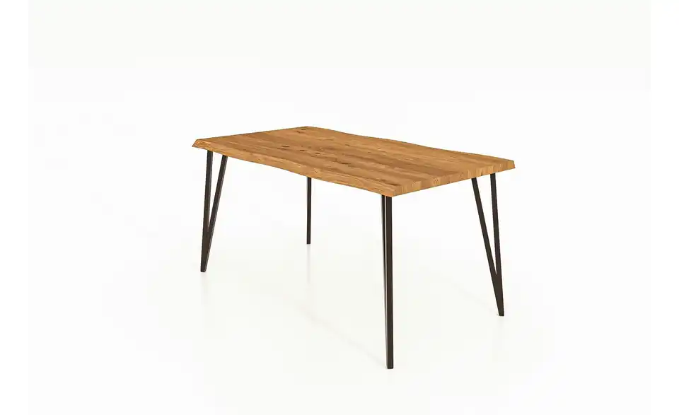 Esstisch mit Baumkante Karl BHL 160|77|90 cm