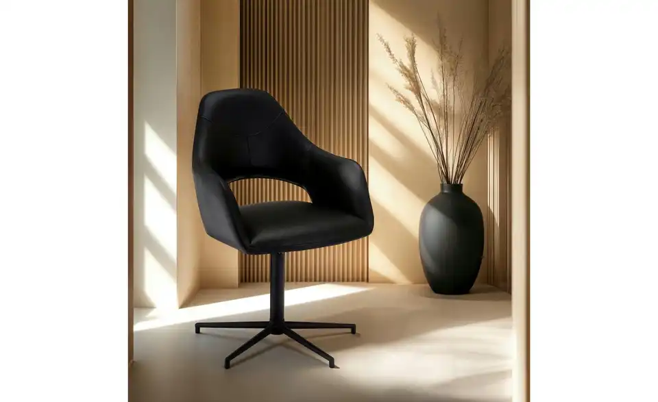 Furnhouse Esszimmerstuhl 2er-Set Luna BHL 59|89|64 cm, Kunstleder