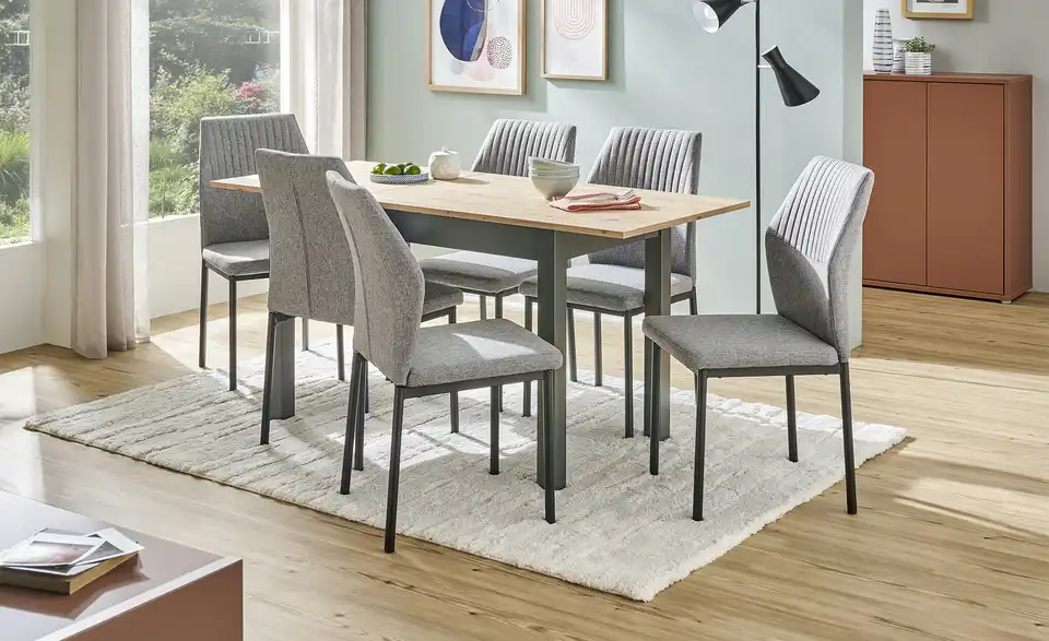 Stühle 6er-Set Paolino BHT 44|92|59,5 cm, Webstoff