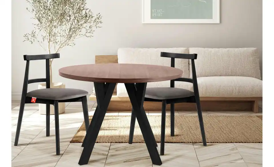 KONSIMO Esstisch L 100 cm, Ø 100 cm