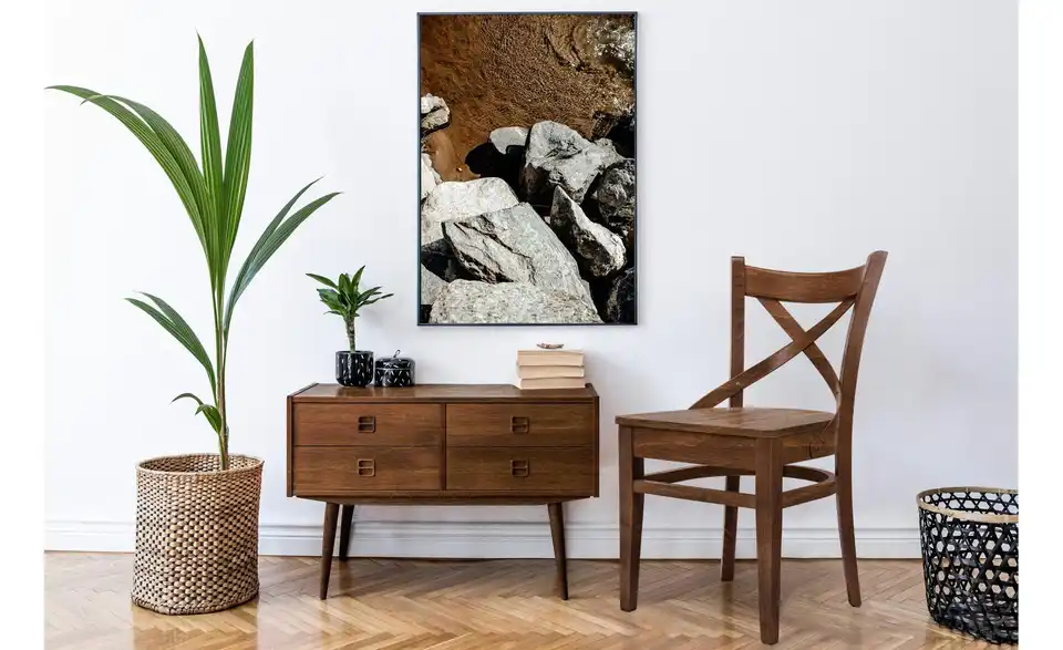 KONSIMO Holzstuhl 2er-Set BHL 45,5|81,5|43 cm