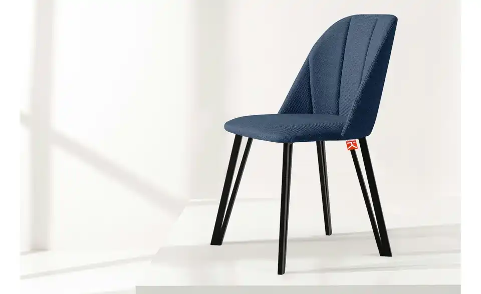 KONSIMO Polsterstuhl 2er-Set BHL 52|85|58 cm, Webstoff KONSIMO Polsterstuhl 2er-Set BHL 52|85|58 cm, Webstoff