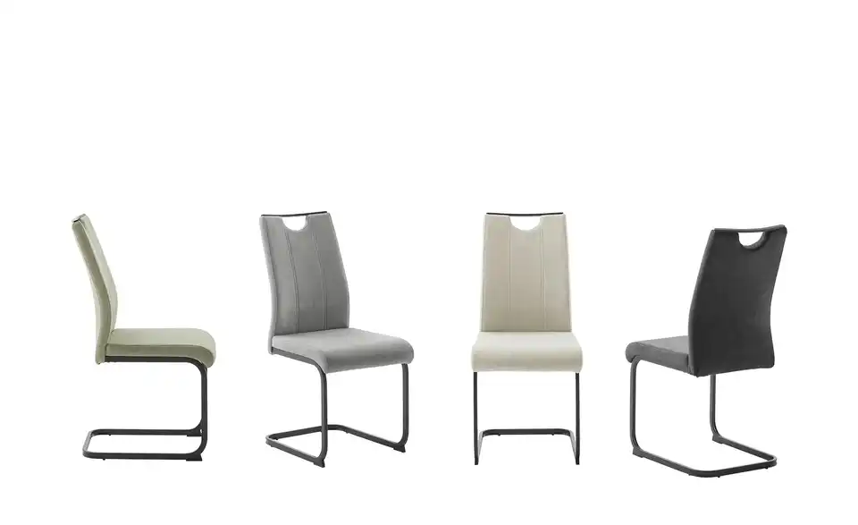 Freischwinger mit Griff Tinka BHT 44|96|58 cm, Flachgewebe