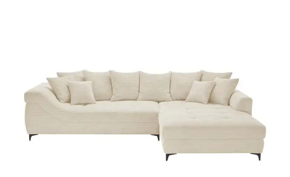 bobb Ecksofa Jonna BHT 317|93|226 cm, Cordstoff