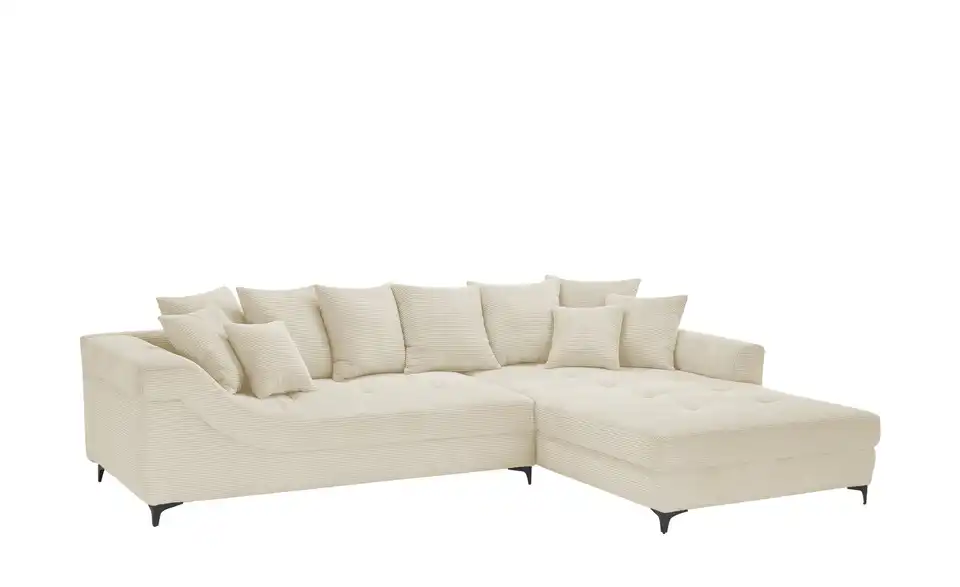bobb Ecksofa Jonna BHT 317|93|226 cm, Cordstoff