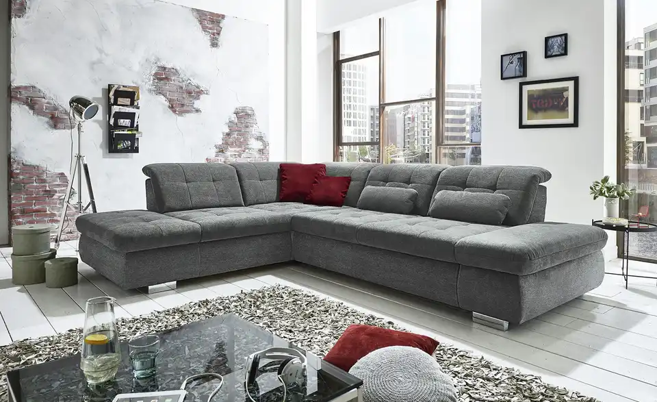 Lounge Collection Ecksofa Spencer BHT 323|102|264 cm, Mikrofaser