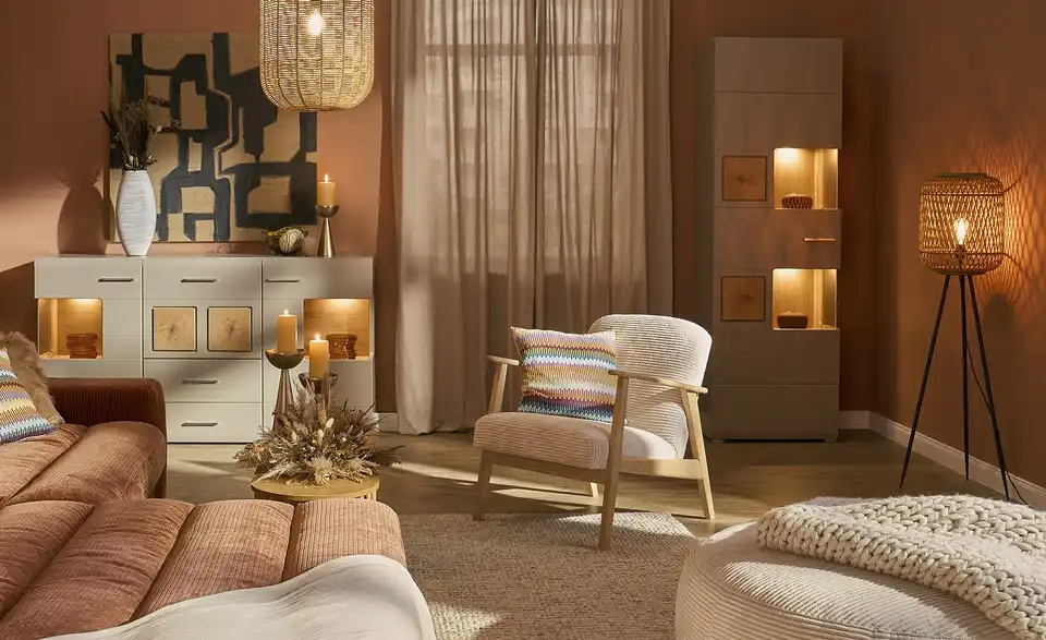 smart Sessel Cordstoff Rada BHT 64|76|83 cm, Cordstoff