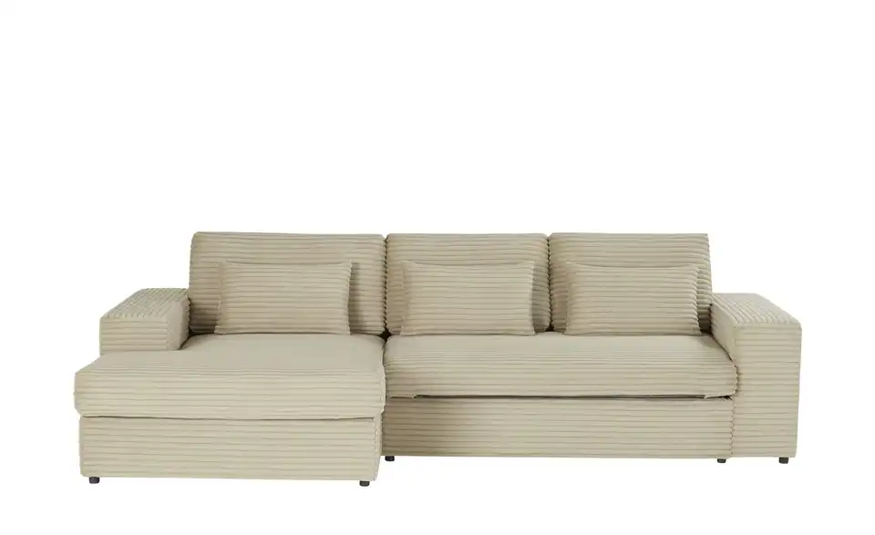 Ecksofa Raquel BHT 300|90|170 cm, Cordstoff