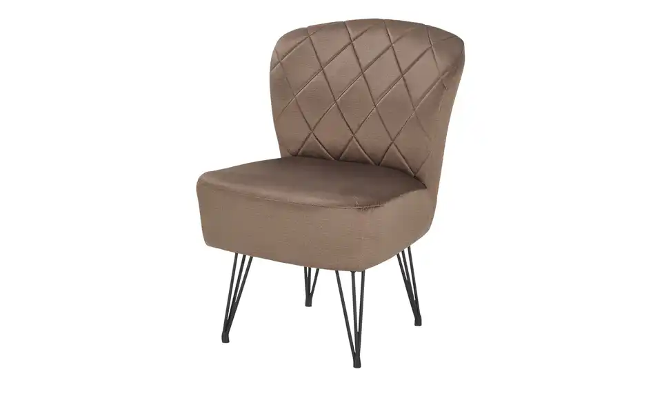 Sessel Elza I BHT 56|87,5|46 cm, Mikrofaser in Samt-Optik