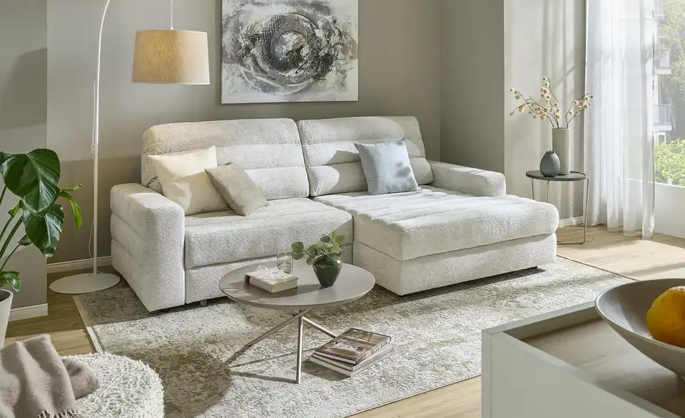 uno Ecksofa Novia BHT 254|91|152 cm, Mikrofaser