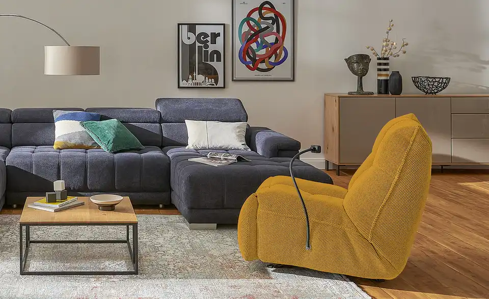 uno Sessel Relaxfunktion Tokyo BHT 83|91|106 cm, Netzstoff/Mesh