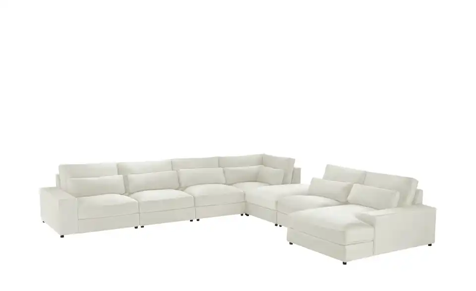 Ecksofa Branna BHT 412|88|296 cm, Samt