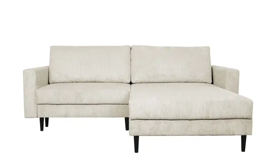 uno Ecksofa trendiger Cordstoff Livorno BHT 221|105|153 cm, Cordstoff
