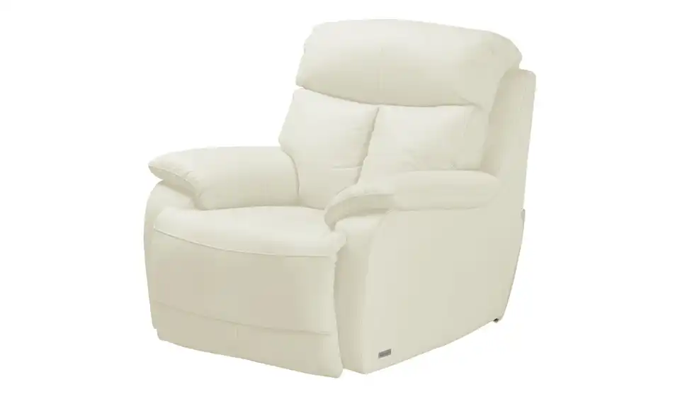 Wohnwert Einzelsofa aus Echtleder mit manueller Relaxfunktion Ambra BHT 104|102|102 cm, Leder