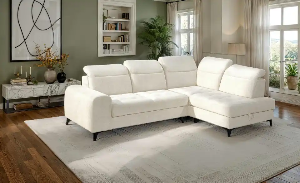 Ecksofa Rockdale BHT 282|90|200 cm, Mikrofaser