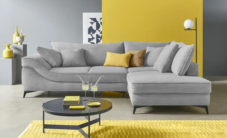 pop Ecksofa Trentino BHT 310|98|223 cm, Cordstoff pop Ecksofa Trentino BHT 310|98|223 cm, Cordstoff