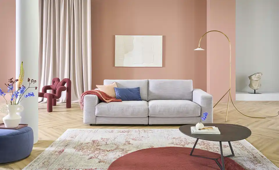 Jette Home Element Einsitzer Armlehne rechts in Cord Sila BHT 125|85|127 cm, Cordstoff