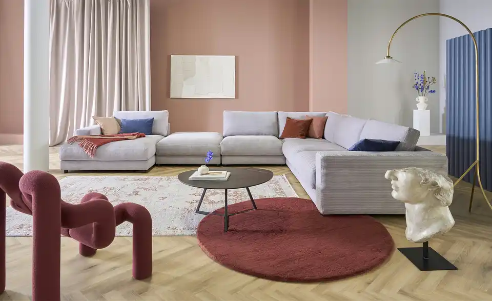 Jette Home Element Einsitzer Armlehne rechts in Cord Sila BHT 125|85|127 cm, Cordstoff