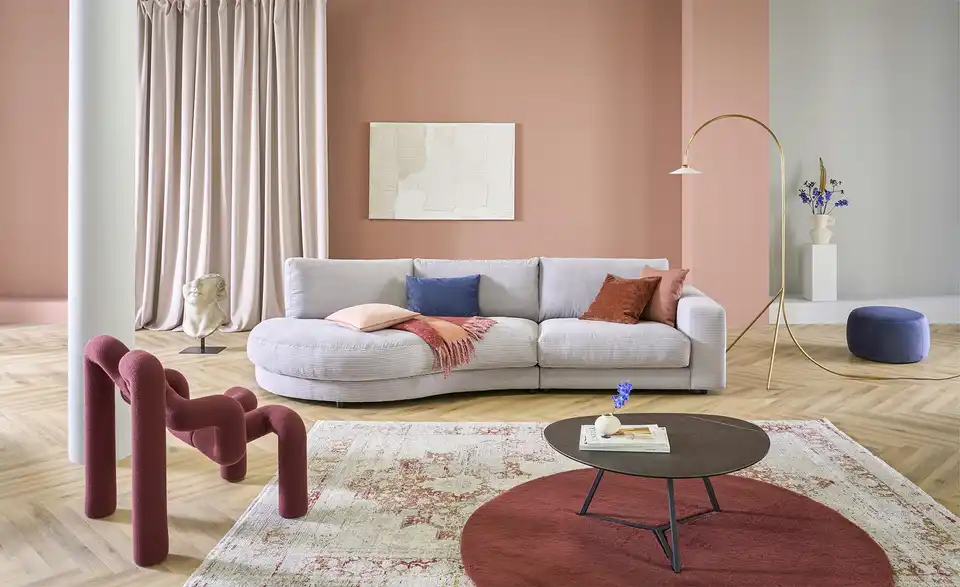 Jette Home Element Einsitzer Armlehne rechts in Cord Sila BHT 125|85|127 cm, Cordstoff