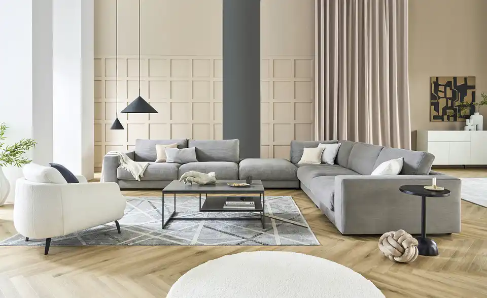 Jette Home Element Ecke in Feincord Sila BHT 120|85|127 cm, Cordstoff fein