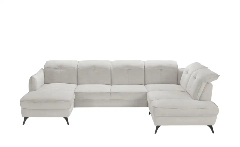 medium Wohnlandschaft inklusive diverser Funktionen Milan Flachgewebe