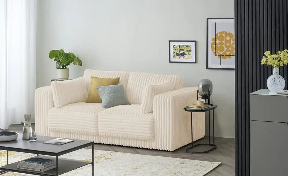 switch Einzelsofa Torrino BHT 228|96|114 cm, Cordstoff