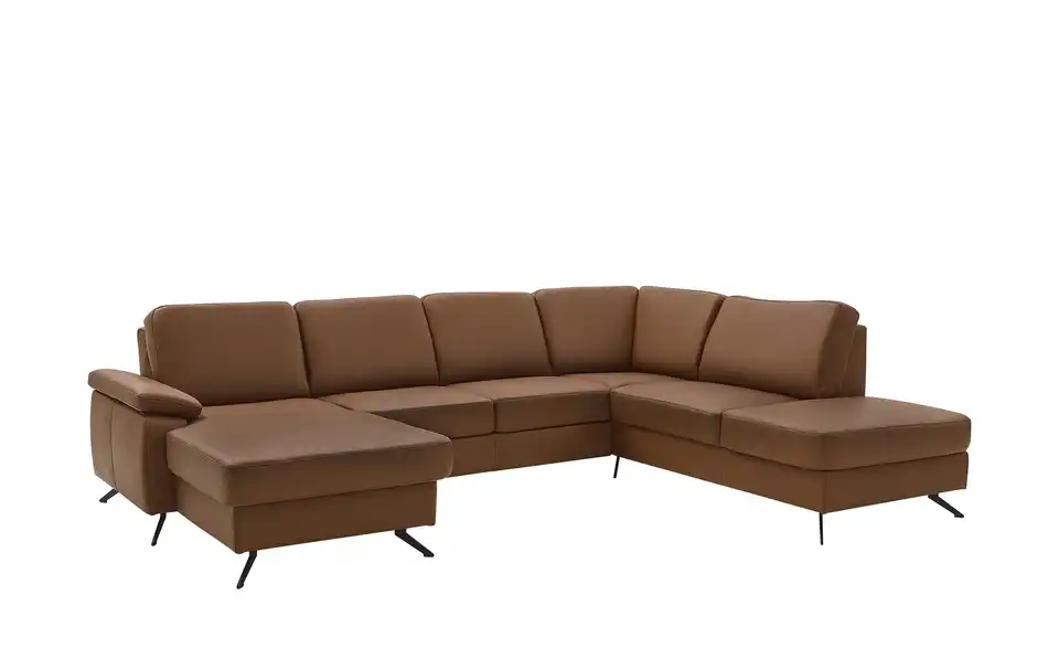 meinSofa Wohnlandschaft mit Sitz- und Rückenbezug aus Leder Kathi BHT 309|86|235 cm, Leder