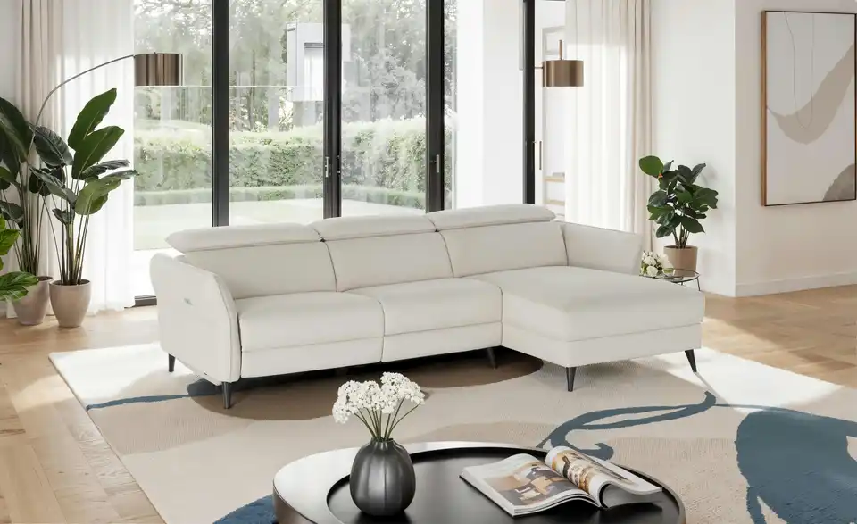 uno Ecksofa Hedy BHT 274|78|166 cm, Mikrofaser