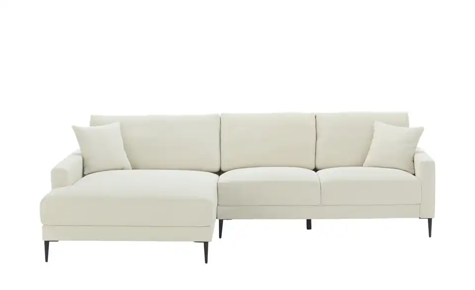Ecksofa Valissan BHT 276|84|173 cm, Cordstoff