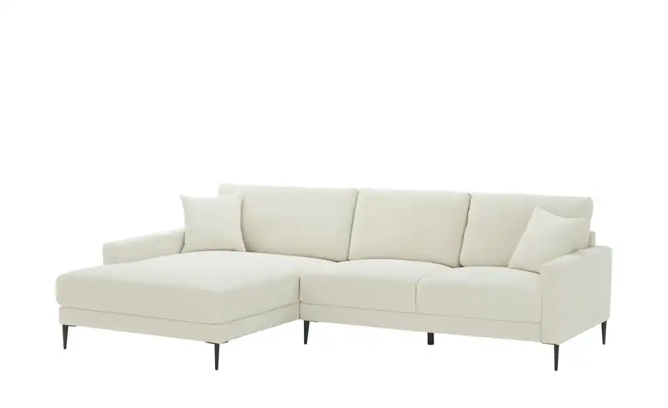 Ecksofa Valissan BHT 276|84|173 cm, Cordstoff