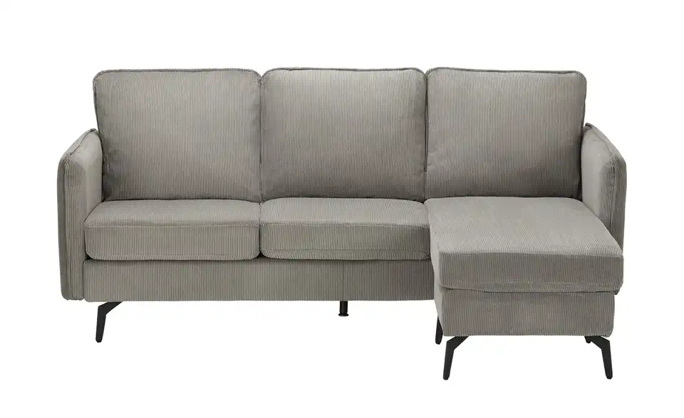 Ecksofa Atisha BHT 193|86|136 cm, Cordstoff