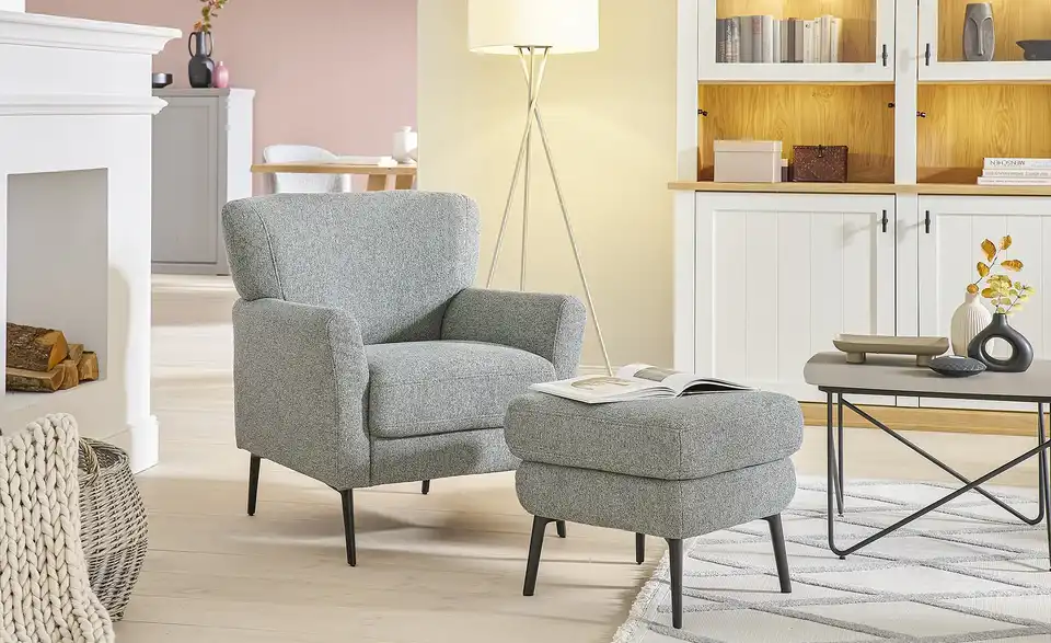 SCHÖNER WOHNEN Kollektion Sessel Amadeo BHT 78|83|78 cm, Webstoff