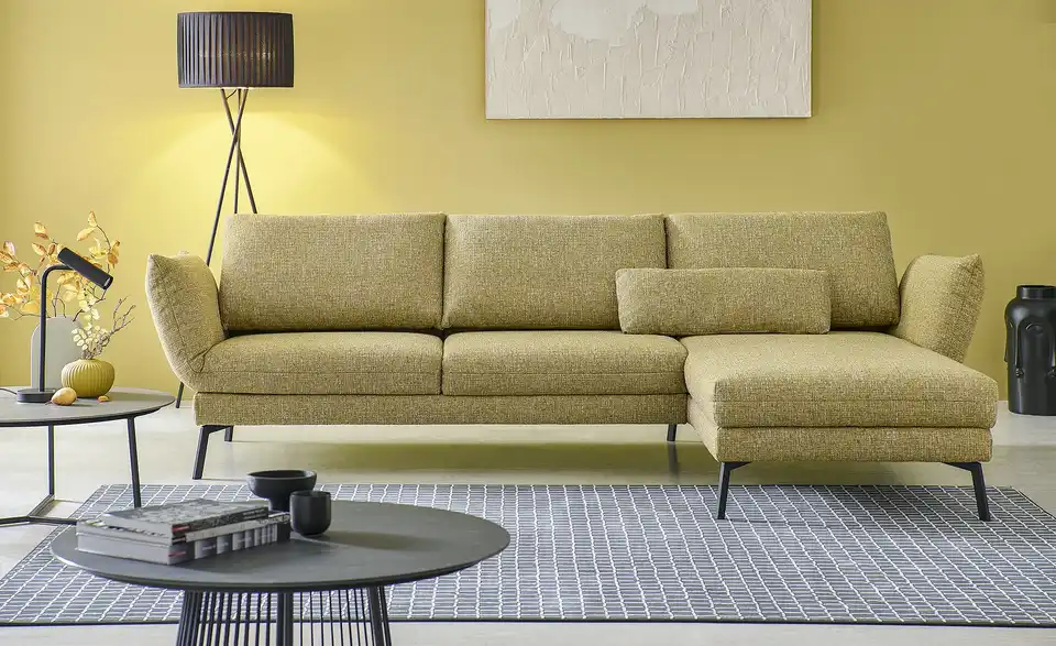 SCHÖNER WOHNEN Kollektion Ecksofa Spin BHT 329|109|224 cm, Webstoff