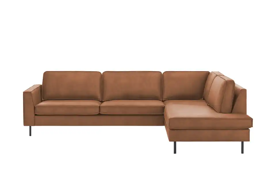 SOHO Ecksofa Skaisa BHT 296|85|217 cm, Mikrofaser in Leder-Optik