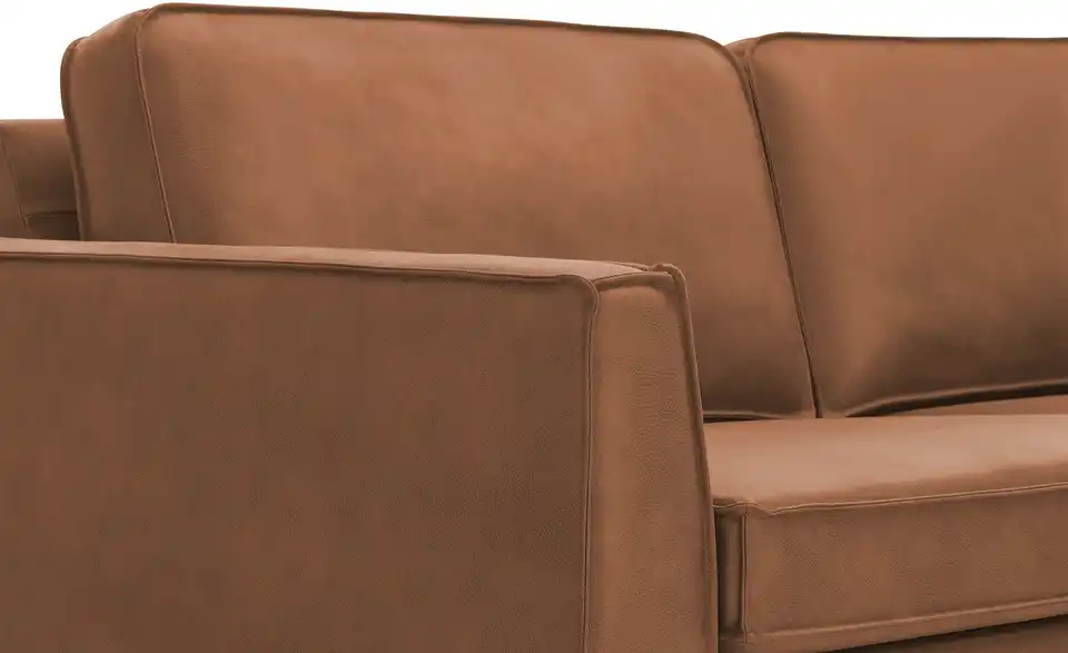 SOHO Ecksofa Skaisa BHT 296|85|217 cm, Mikrofaser in Leder-Optik
