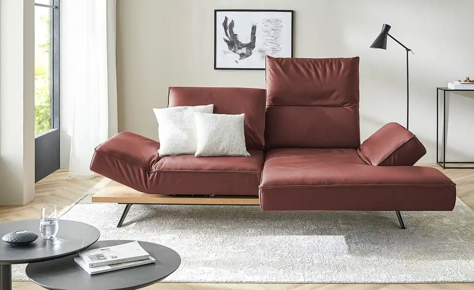 KOINOR Ecksofa Echtleder Phoenix BHT 240|116|132 cm, Leder