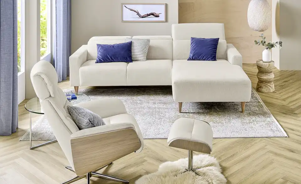 SKAGEN STUDIO Ecksofa Leevke BHT 272|102|181 cm, Mikrofaser